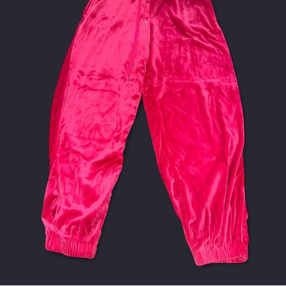 Velvet Pink Tracksuit Set - Picture 3 of 4